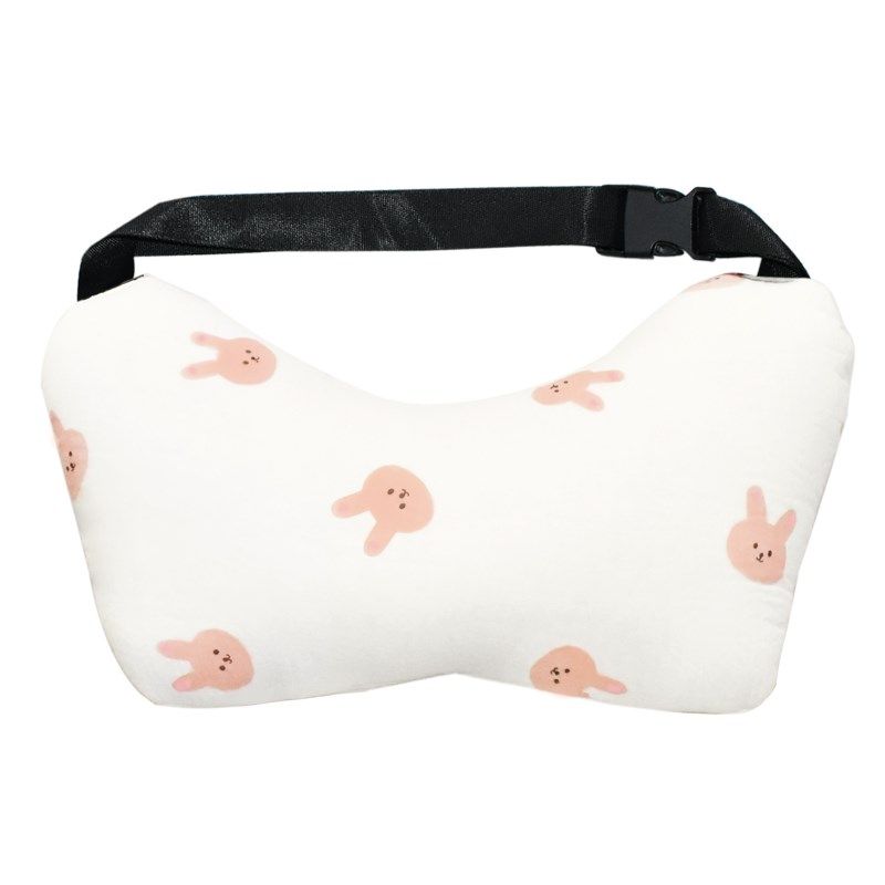 婴儿车枕头护颈枕固定头枕睡觉冬季宝宝遛娃神器蝴蝶靠枕防撞护头