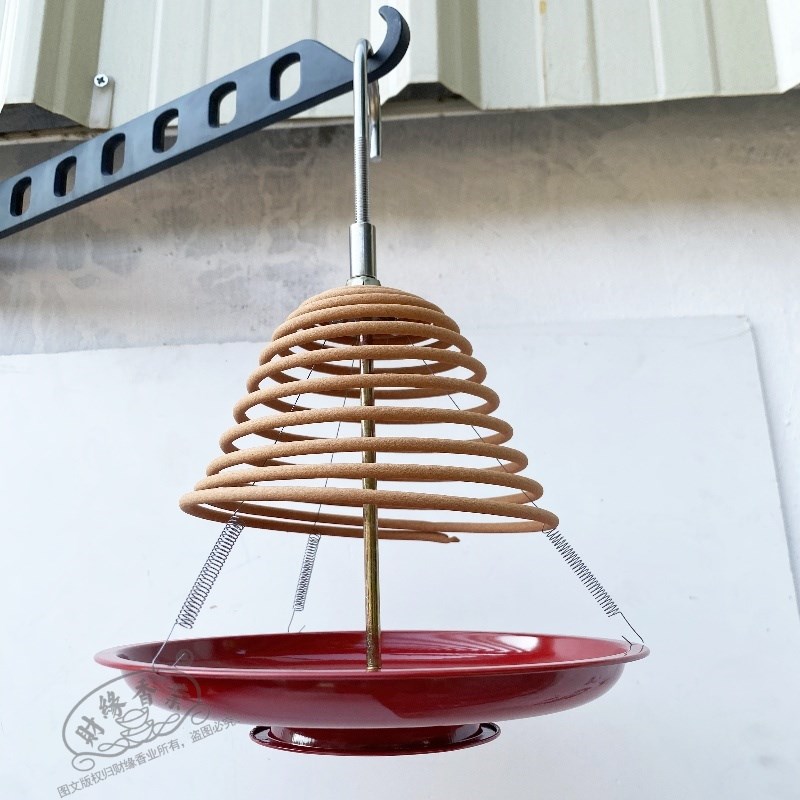 【买2送1】挂钩款香盘支架可悬挂的香托架8-24小时塔香防垂香架