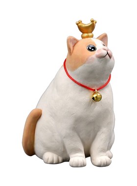 创意手作陶土可爱萌三花猫系日式桌面家居饰品摆件治愈女生小礼物