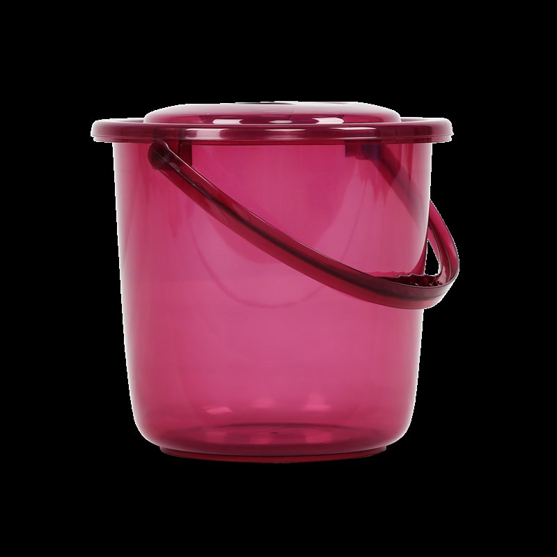 塑料水桶带盖大小号透明桶洗衣桶手提洗车桶