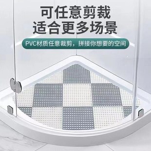 包邮 新疆西藏 卫生间防滑垫浴室地垫洗手间防水防摔淋浴家用镂空可