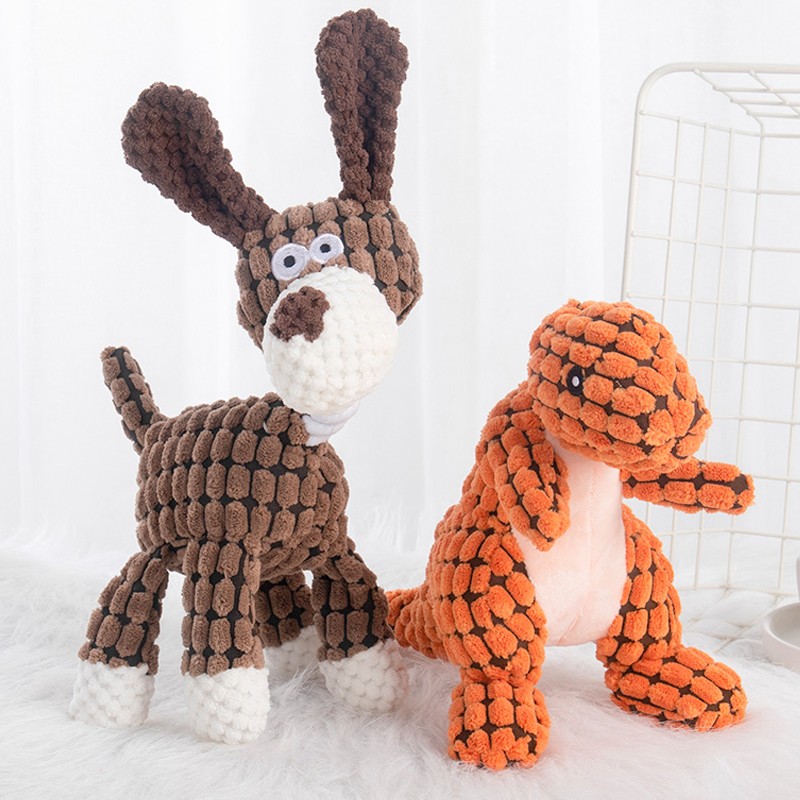 狗狗玩具磨牙发声解闷不耐咬毛绒泰迪柴犬比熊幼犬小型犬宠物用品