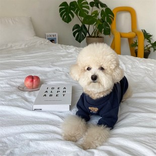 加绒泰迪比熊茶杯犬博美小型犬可爱 狗狗衣服宠物猫咪衣服春秋冬款