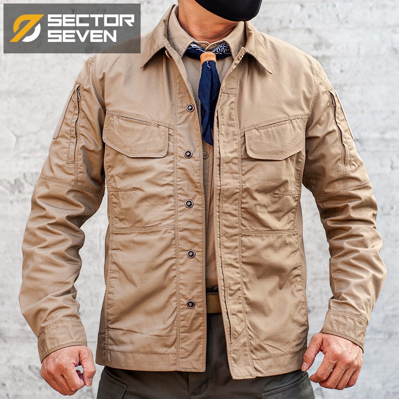 第7区 锋锐轻型战术夹克春w秋男户外多袋功能工装风衣便衣休闲外