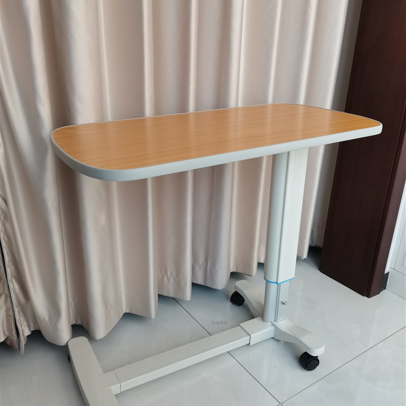 可升降电脑桌床上病人餐桌床边桌月F子中心养老院护理桌移动灵活