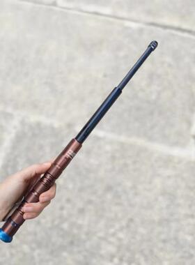 弘安拉夫·劳伦马球机械棍暗金色特工甩棍可携式防狼合法武器伸缩