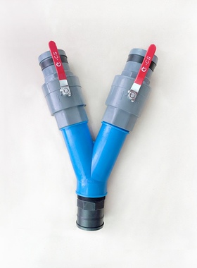 微喷滴灌Y型三通内丝外丝水带三通头软管阀门连接637590软带三通