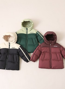 儿童羽绒服中长款加厚2024冬季新款宝宝男童羽绒服亲子童装23871