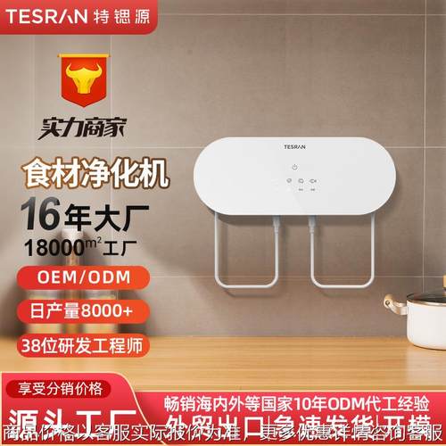 新品支持加工定制家用果蔬机羟基电解双仓双启动洗菜果蔬清洗机