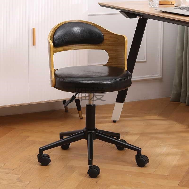 Ya实木办公椅宿舍学生学习书桌椅子家用休闲无扶手可升降简约电脑