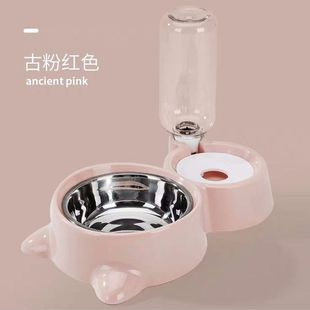 猫碗双碗猫咪用品猫食盆水碗自动饮水猫盆狗盆狗碗宠物碗狗狗喝水