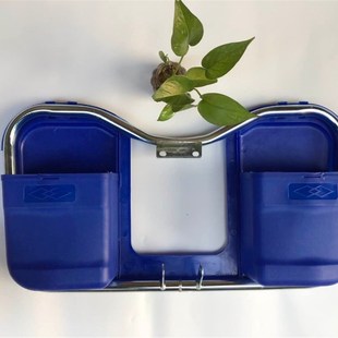 摩托车保险杠前护杠125男装 带盖子150 通用保险杠带挡风板 置物箱