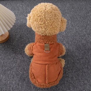 麂皮绒保暖泰迪柯基小型犬可爱舒适宠物猫咪马甲 狗狗衣服秋冬款