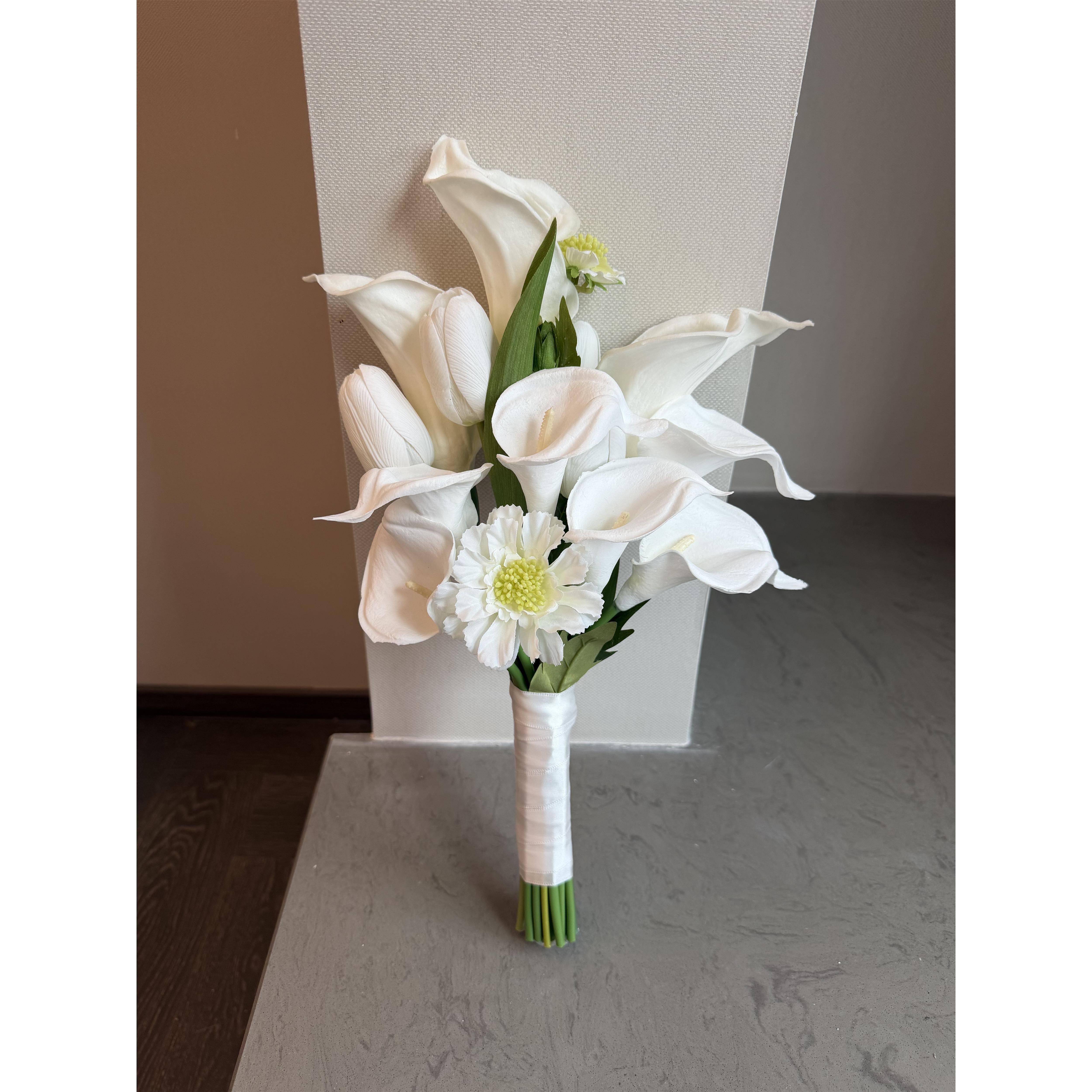 仿真花手捧花束韩式新娘结婚拍摄道具绢花假花春色拍照婚庆花艺