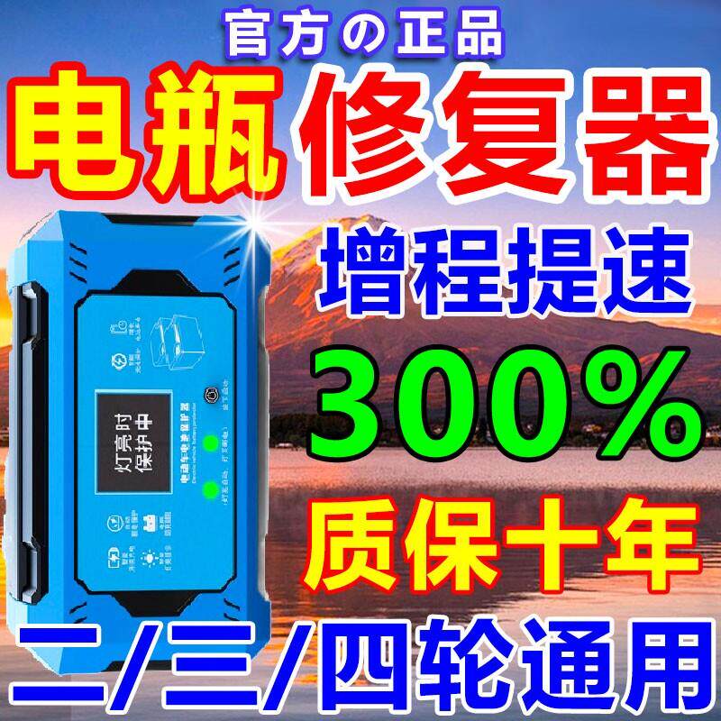 电动车充电自动断电保护器电瓶修复充电器智能脉冲修复充电修复器