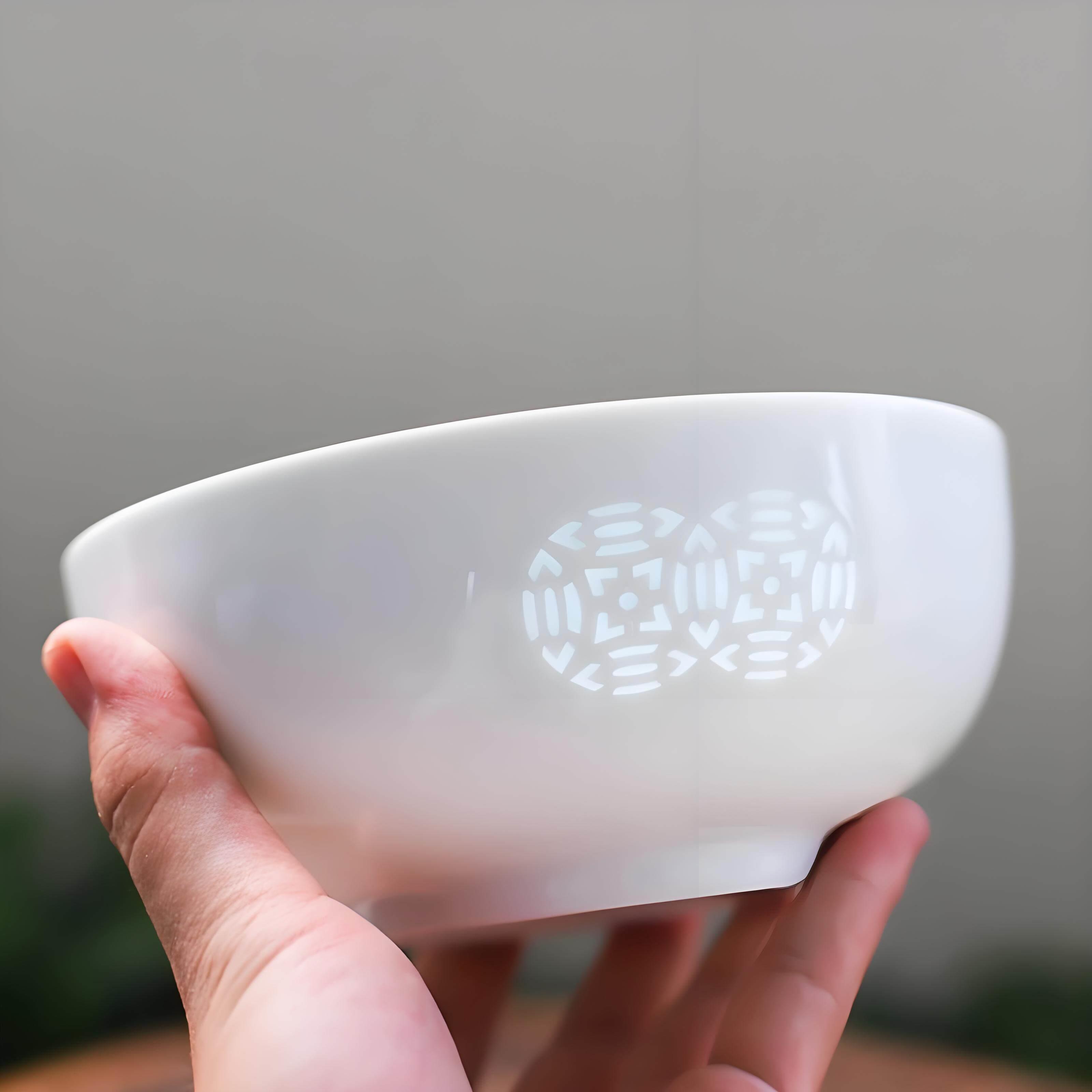 古镇陶瓷景德镇家用高白瓷中式面碗韩式面碗粉碗汤面拉面陶瓷碗
