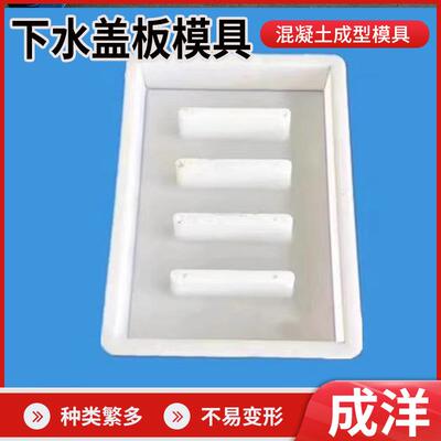 塑料盖板模具市政水沟盖板模具四孔盖板模具平面缺口漏下水沟盖板