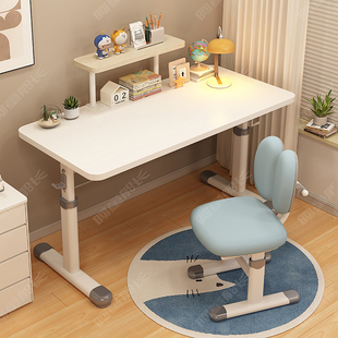 阿童船长儿童学习桌中小学生书桌可升降作业桌书桌课桌椅套装