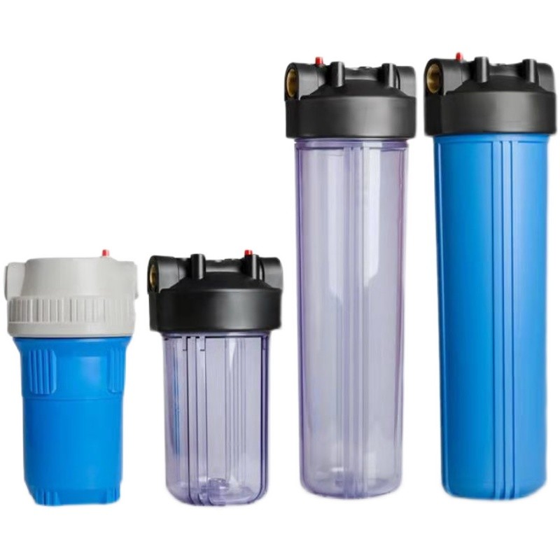 10寸20寸大胖滤瓶商用家用全屋前置蓝瓶大流量过滤器1寸口净水器