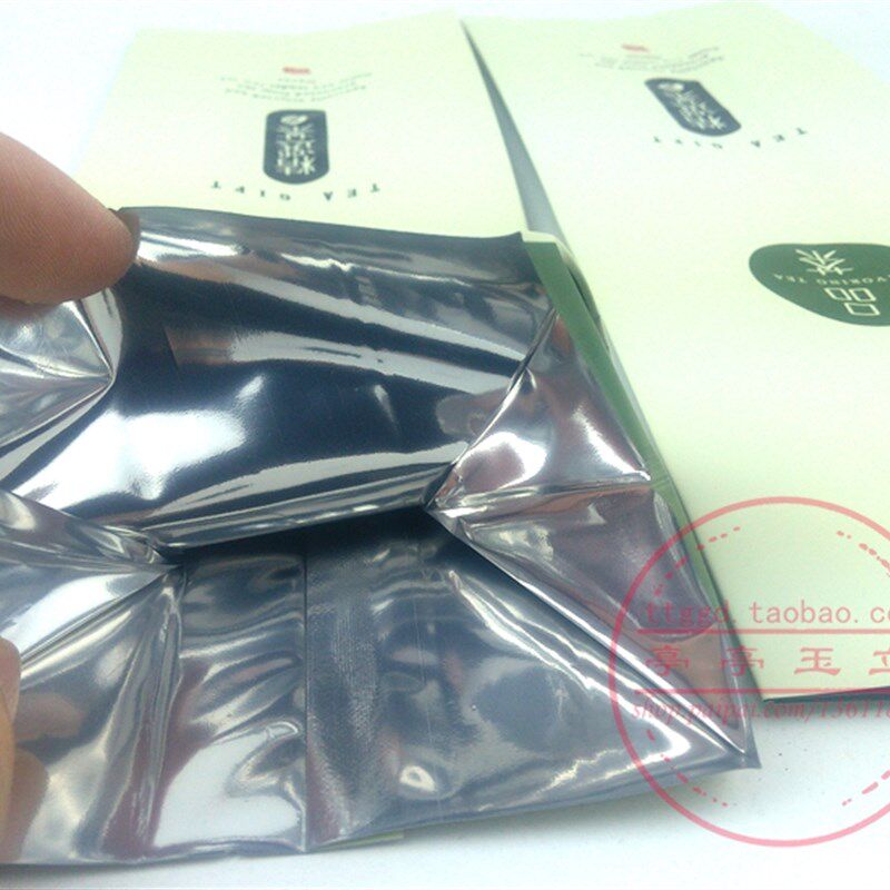 加厚中档哑光磨砂精选茶叶内袋 茶叶铁罐盒内包装袋 品茶锡纸袋