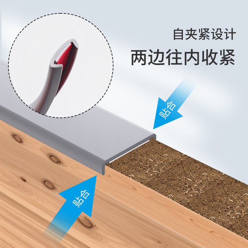 封边条自粘橱柜包边U型木板板材包边条家具子门桌椅软收边条