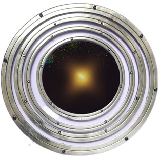 酒店饭店家用火锅圆餐桌玻璃转盘底座转心转轴承轨道旋转器