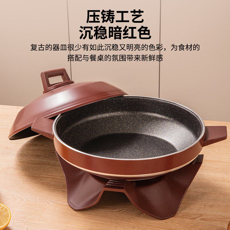 海参煲小火锅炖锅牛杂煲商用浅汤煲蟹煲盆水煮鱼锅耳电磁炉