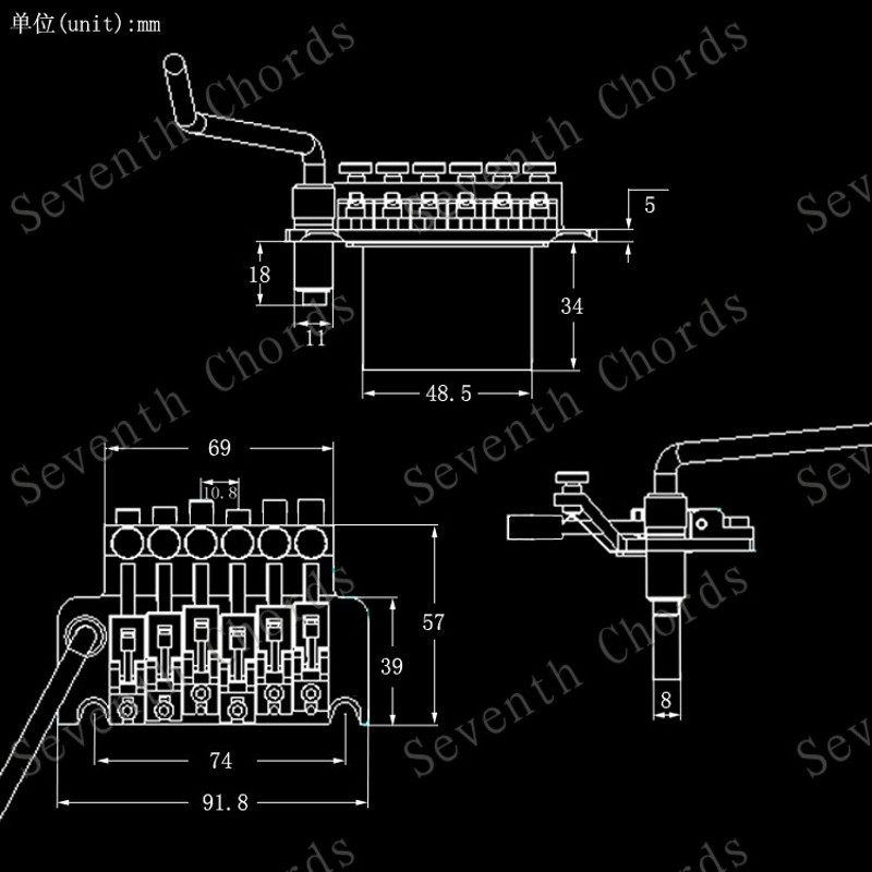 电吉他电吉他摇琴桥摇颤音系统 拉弦板弦桥 颤音器 黑,乐器/吉他/钢琴/配件,其它乐器配件,淘宝优惠券,粉丝福利购,淘宝优惠卷
