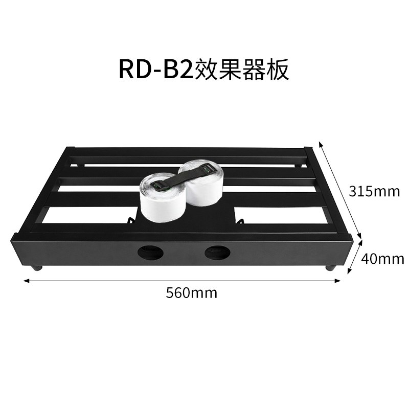 JOYO卓乐PC-B/1软性单块效果器板子RD-B2/1/3拉杆箱PF-B/1轨道板