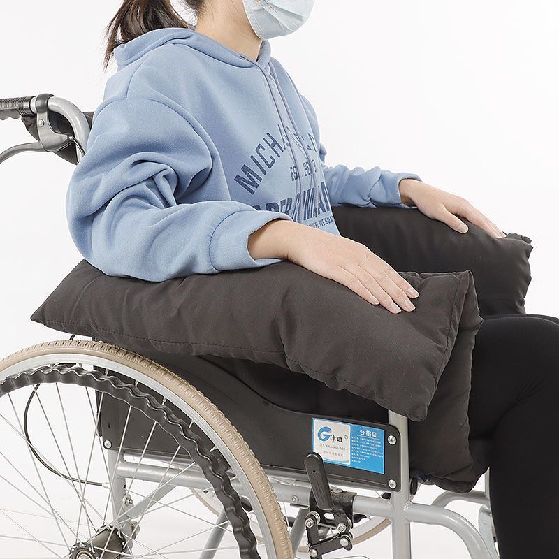 轮椅加厚坐垫靠垫轮椅大全老防褥疮垫夹棉坐垫秋冬保暖