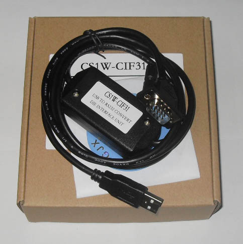 工业级USB转串口9针RS232 可接人机或PLC的串口下载线 CS1W-CIF31