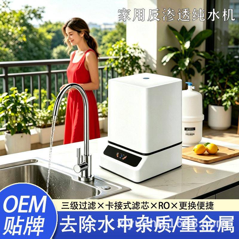 家用净水器除余氯水垢重金属过滤器厨房终端RO反渗透自来水净水机