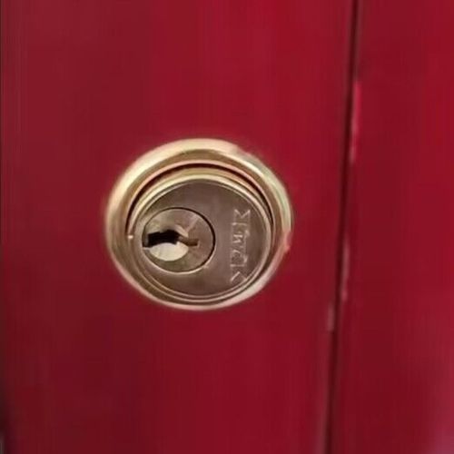 老式抽屉锁办公桌柜子锁锁芯家用大芯暗锁家具锁老式的