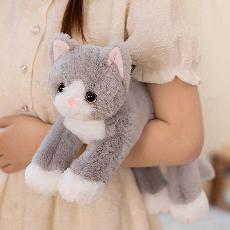 爱猫咪玩偶仿真猫公仔小猫毛绒儿童抱睡安抚娃娃送女孩男孩