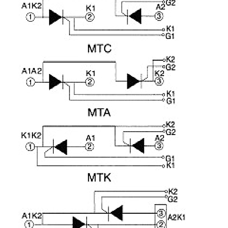 双向可控硅MTC160A MTC160-16 MTC200A1600V1800V2000V晶闸管模块
