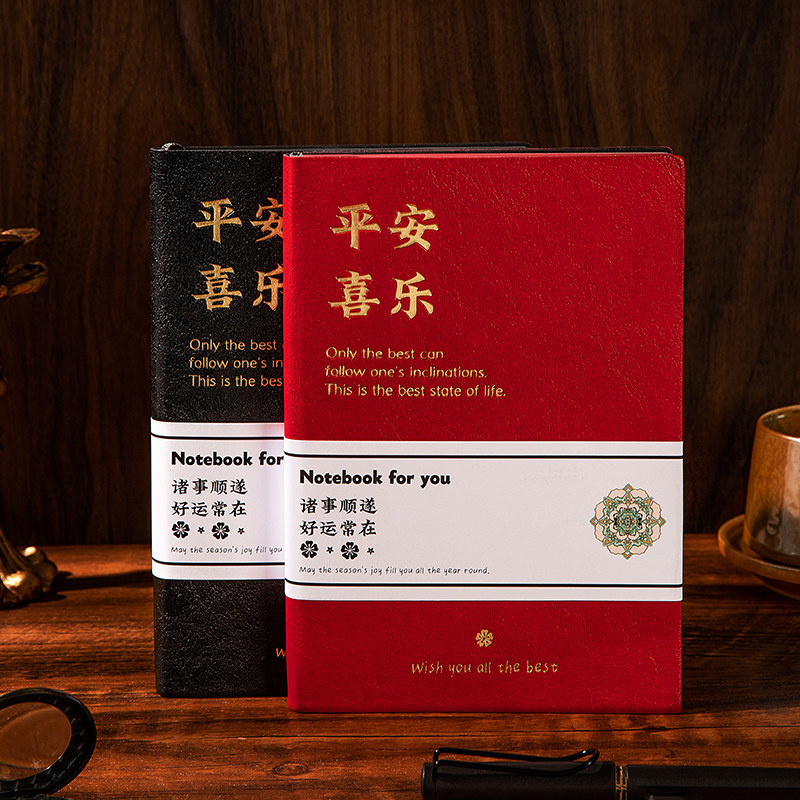 笔记子颜值软皮面商务办公工作颜值记事大学生会议记录加厚日记印