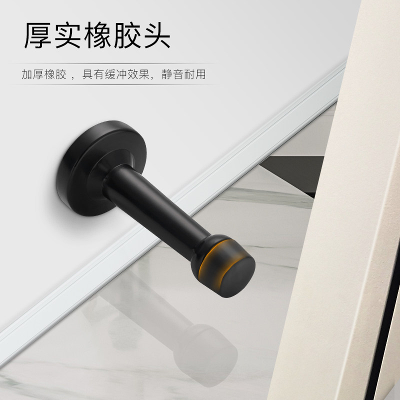 烁盾门顶卫生间防撞门碰缓冲橡胶地碰房门门挡防撞门阻加厚