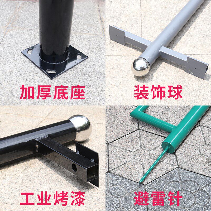 户室外小区监控立杆.米立柱加长摄像支架
