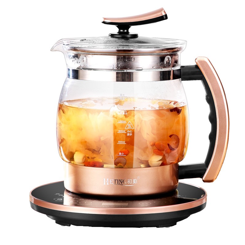 无胶水和庭6025养生壶全自动加厚玻璃煮茶壶中药壶煎药大容量2.5L