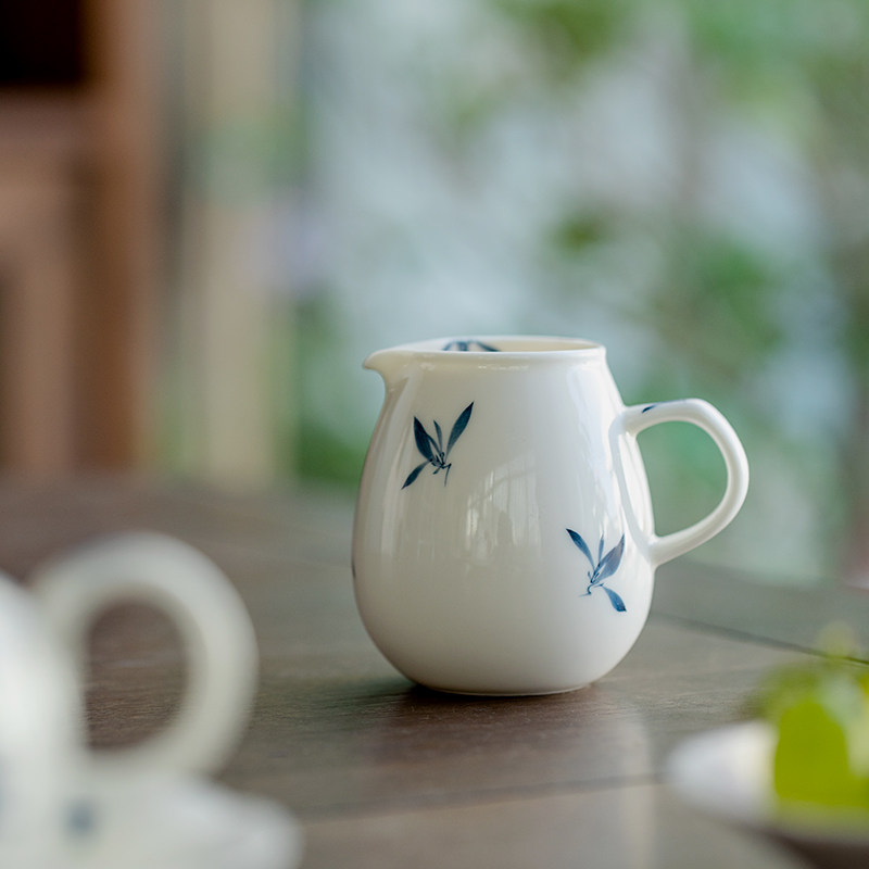 纯手绘蝴蝶兰博览会杯创意龙蛋博览会杯茶海功夫茶具茶隔板