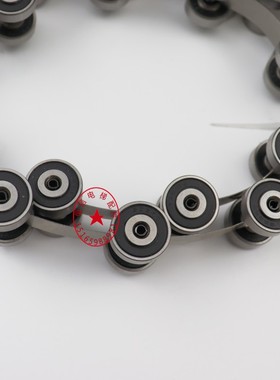 电梯配件回转链/滑轮群组/24节扶梯回转链/6082RS适用蒂森