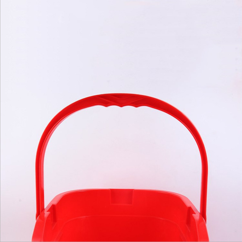 家用手动挤水桶特厚地拖桶拖地拖把桶塑料大号拧水单桶老式墩布桶