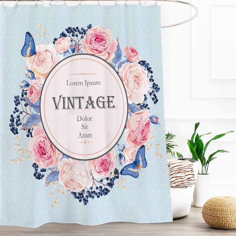 淋浴帘子防水帘窗帘浴室隔断帘防水布小清新洗澡帘子防霉浴帘挂帘,家庭/个人清洁工具,浴帘,淘宝优惠券,粉丝福利购,淘宝优惠卷