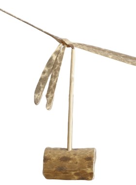 纯手工竹制平衡竹蜻蜓文艺中国风茶室禅意茶几桌面装饰品创意礼品