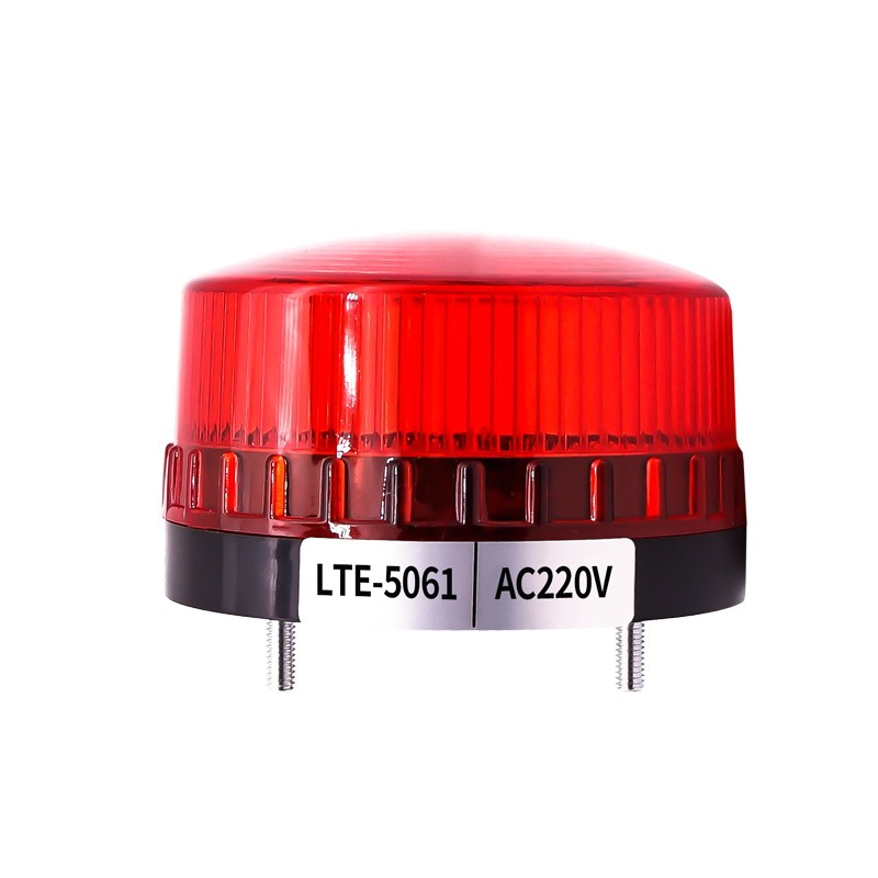 LTE-5061频闪警示灯 小型迷你LED常亮闪亮声光报警器12V 24V 220V