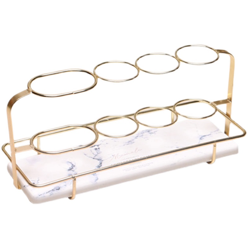 简约家用电动牙刷置物架洗脸台面牙具套装北欧牙缸收纳架台面托盘