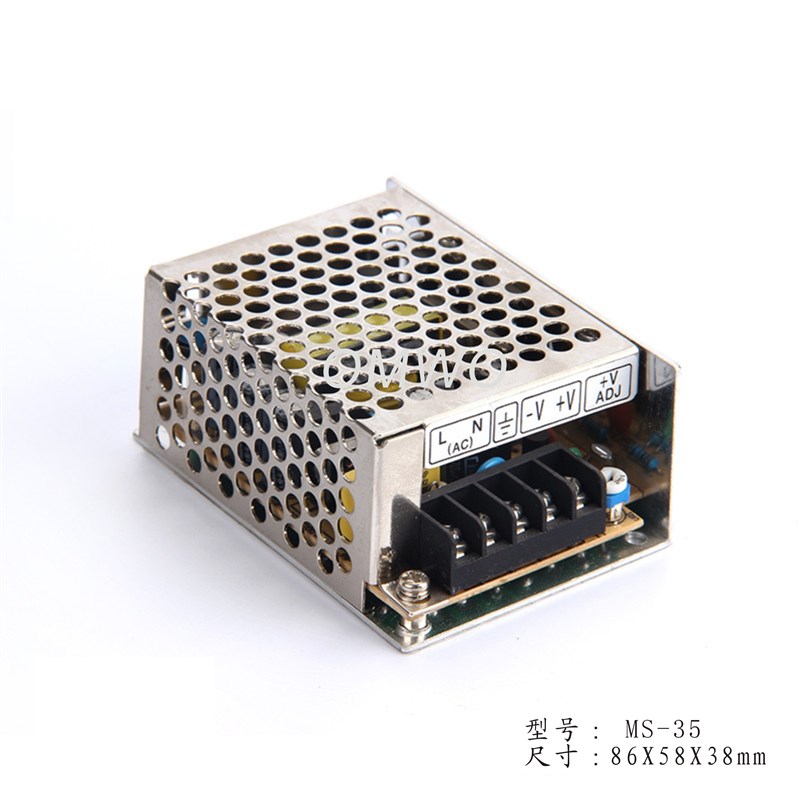 MS-15/25/35/50/60/75/100/120/150W明伟小体积开关电源