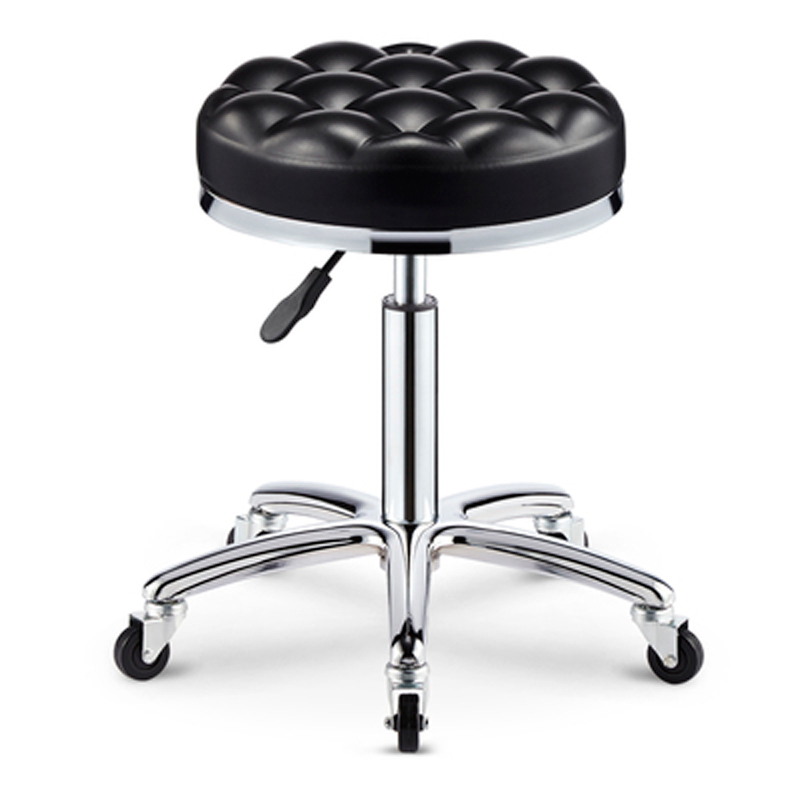 理发店美容院专用升降圆凳子发廊旋转滑轮大工凳化妆美甲转椅吧凳