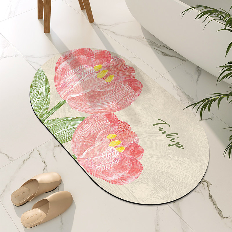 浴室地垫硅藻泥吸水门垫洗手间厕所垫子卫生间门口防滑入户门脚垫,居家布艺,家用脚垫,淘宝优惠券,粉丝福利购,淘宝优惠卷