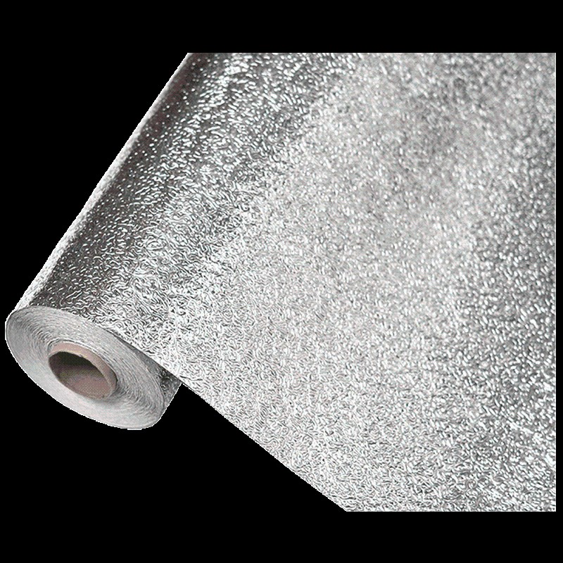 自粘防水厨房防油贴纸耐高温灶台用橱柜油烟机瓷砖墙贴铝箔纸锡纸